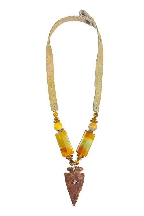 Slim Arrowhead Necklace | Harvest | T&T x S.Carter