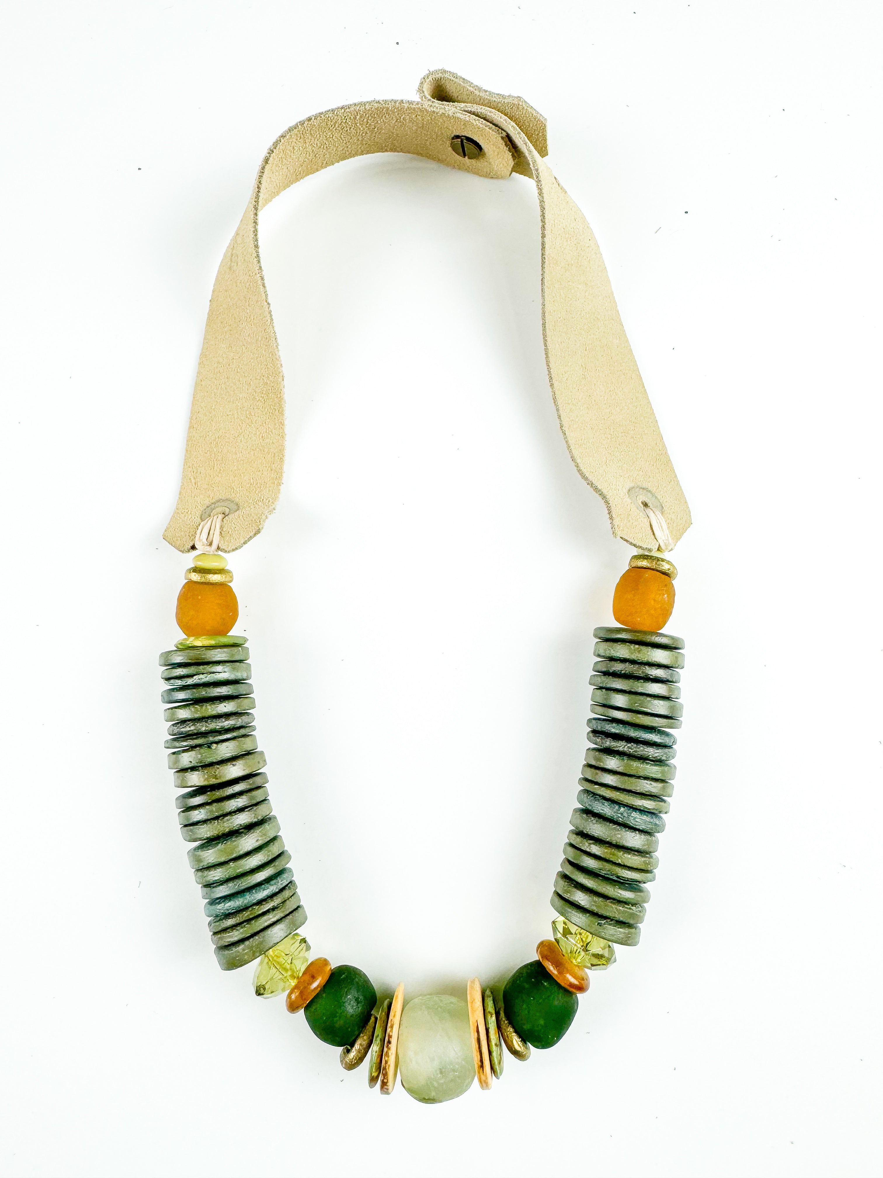 Mid Stacked Classic Necklace | Evergreen