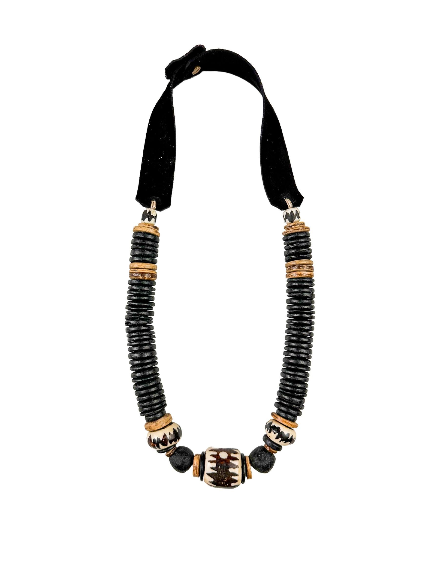 Stacked Classic Necklace | Black | Final Sale