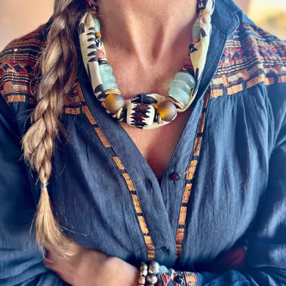 Beaded Bandana Necklace | Santa Fe