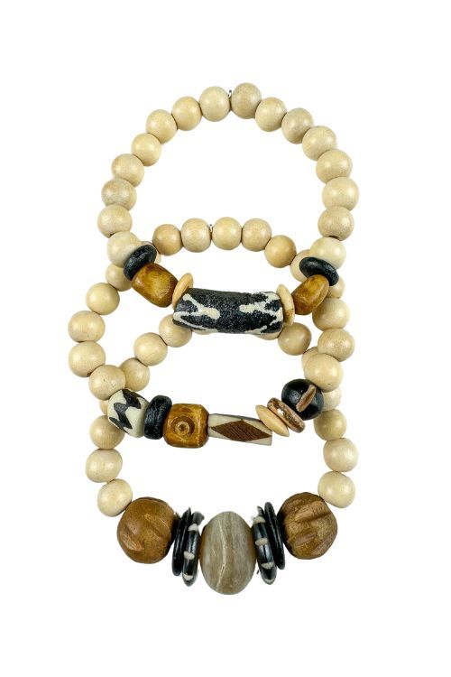 Trio Stack Bracelet Set | Tribal