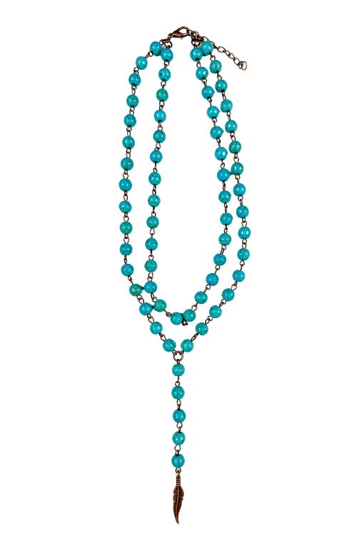 Lariat Turquoise Necklace | West