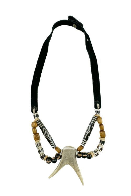 Slim Antler Necklace | Tribal