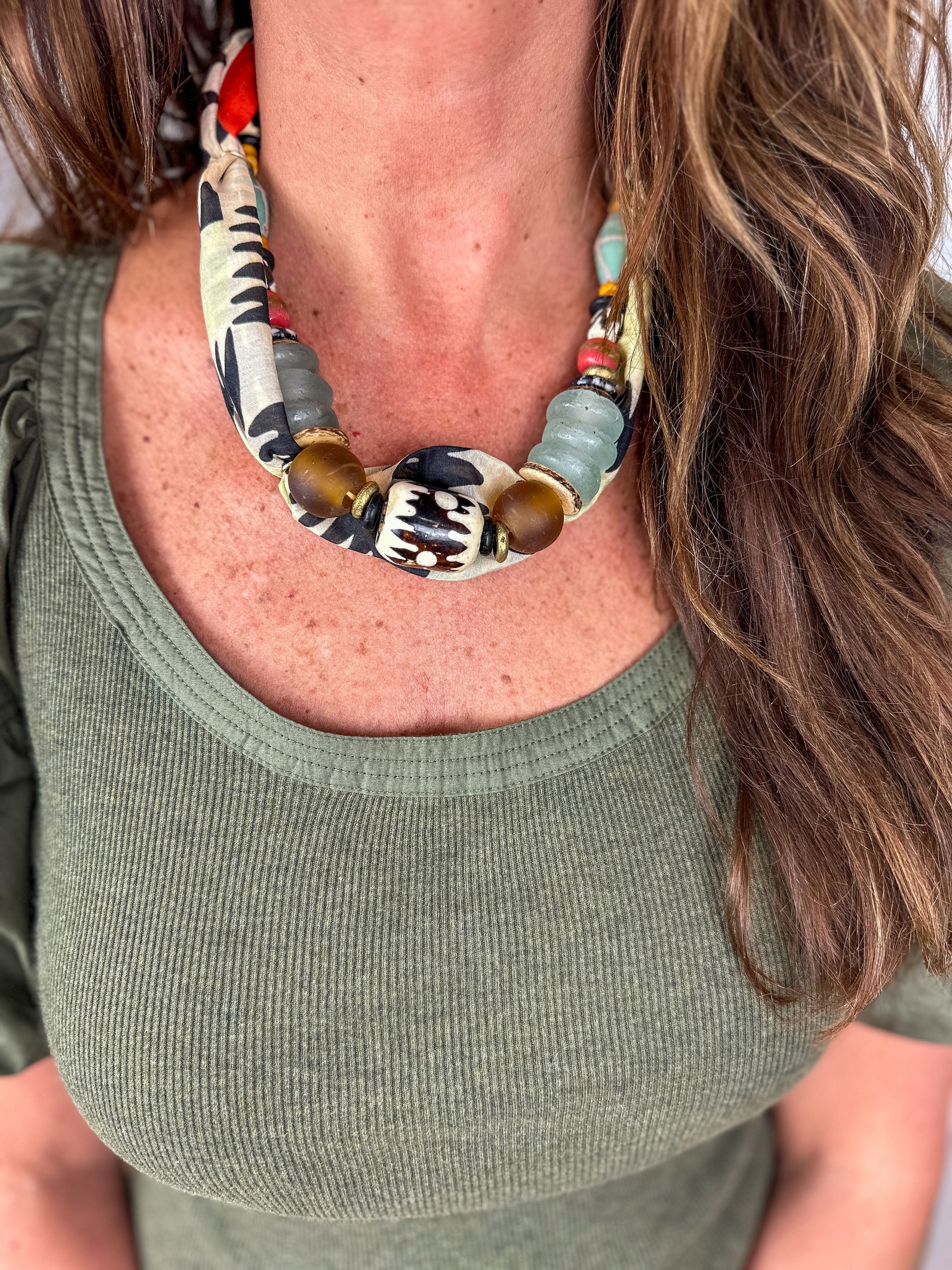 Beaded Bandana Necklace | Santa Fe