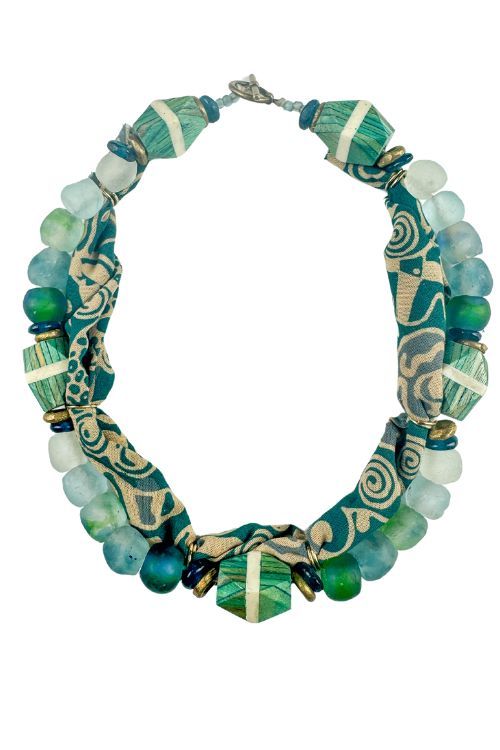 Beaded Bandana Necklace | Tides