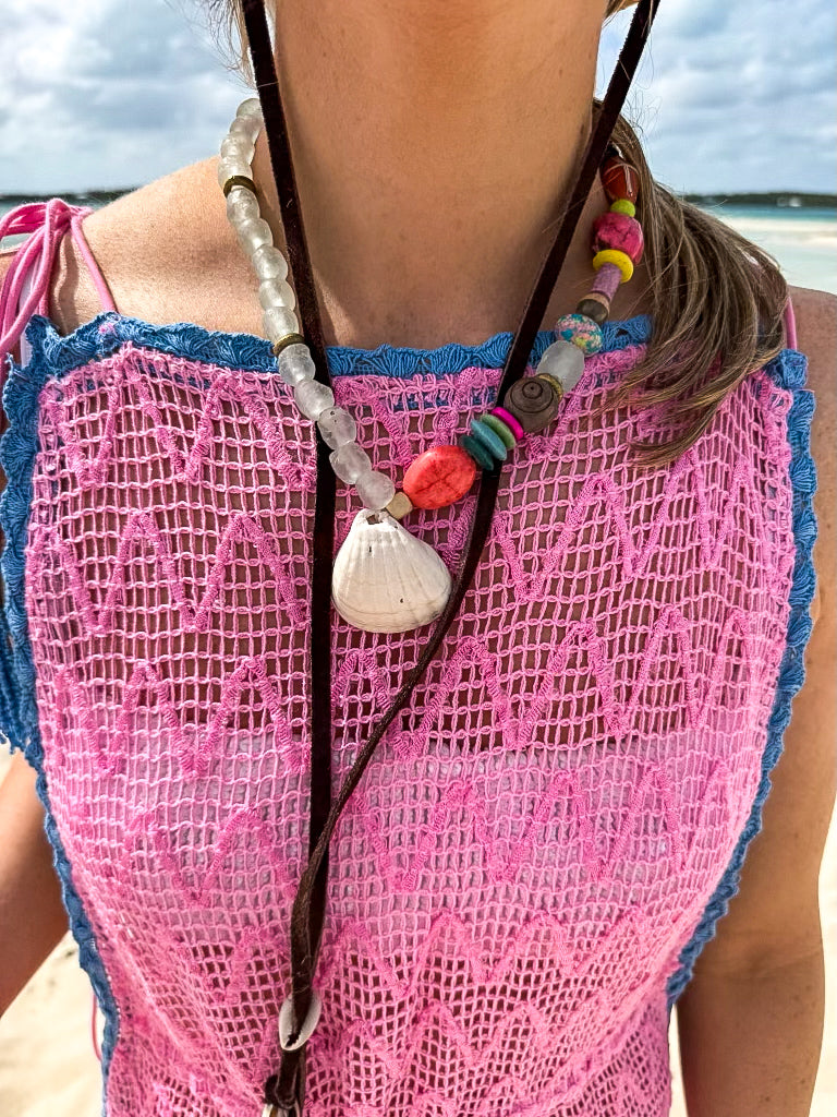 Tribal Shell Necklace | Calypso