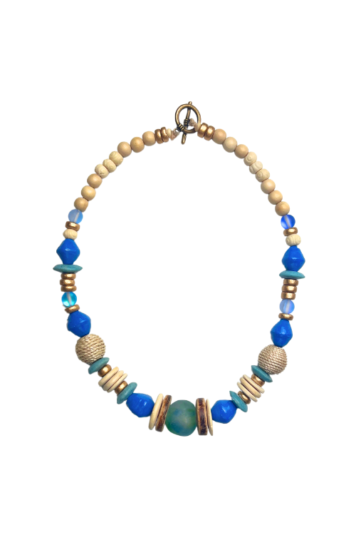 Tribal Classic Necklace | Blue | Final Sale
