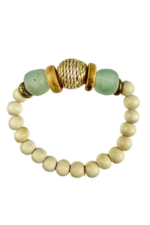 Single Stack Bracelet | Ivory | Final Sale