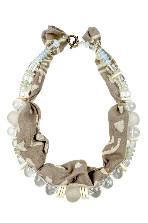 Beaded Bandana Necklace | Glace