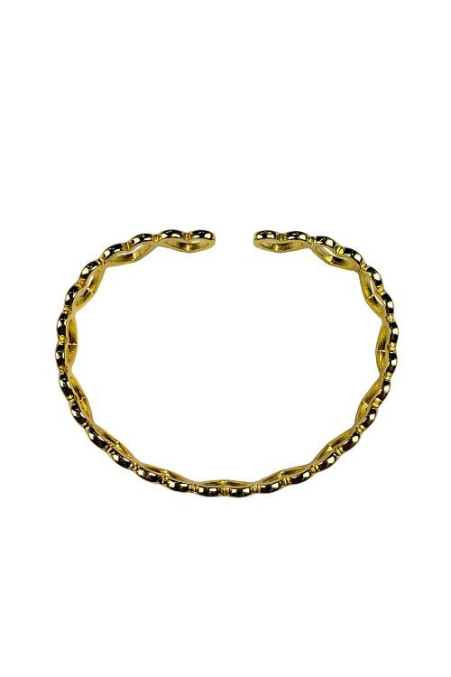 Heart Metal Bracelet | Gold