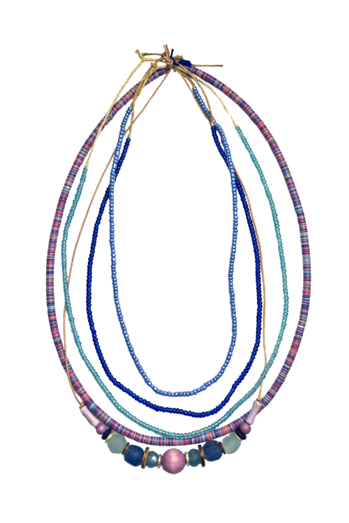 Layer Necklace Set | Periwinkle | Final Sale