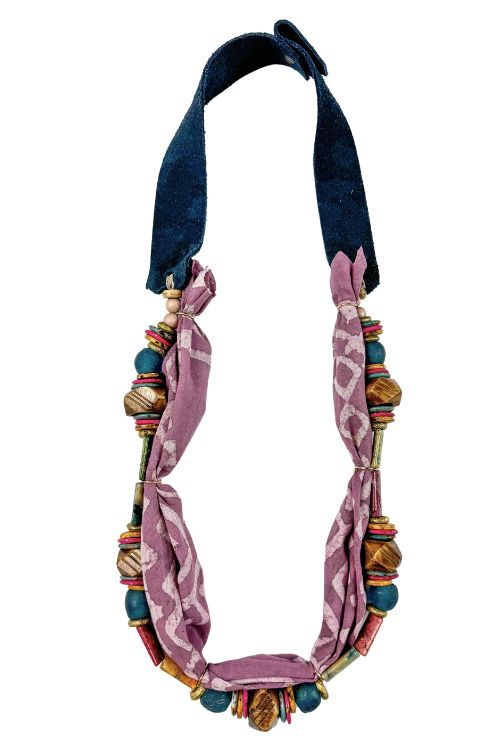 Long Beaded Bandana Necklace | Canyon