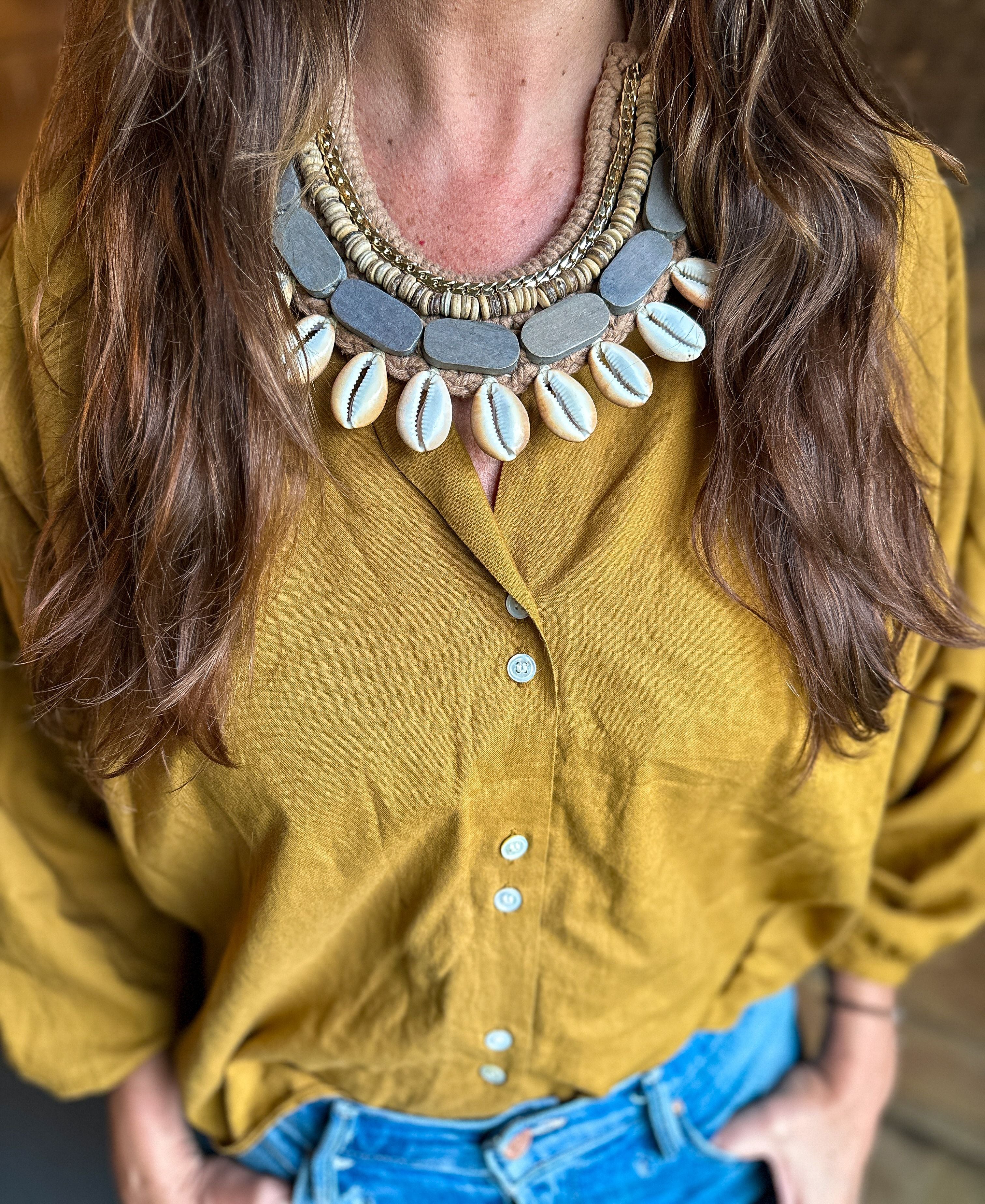 Cowrie Collar Necklace | Nomad | Edition 3