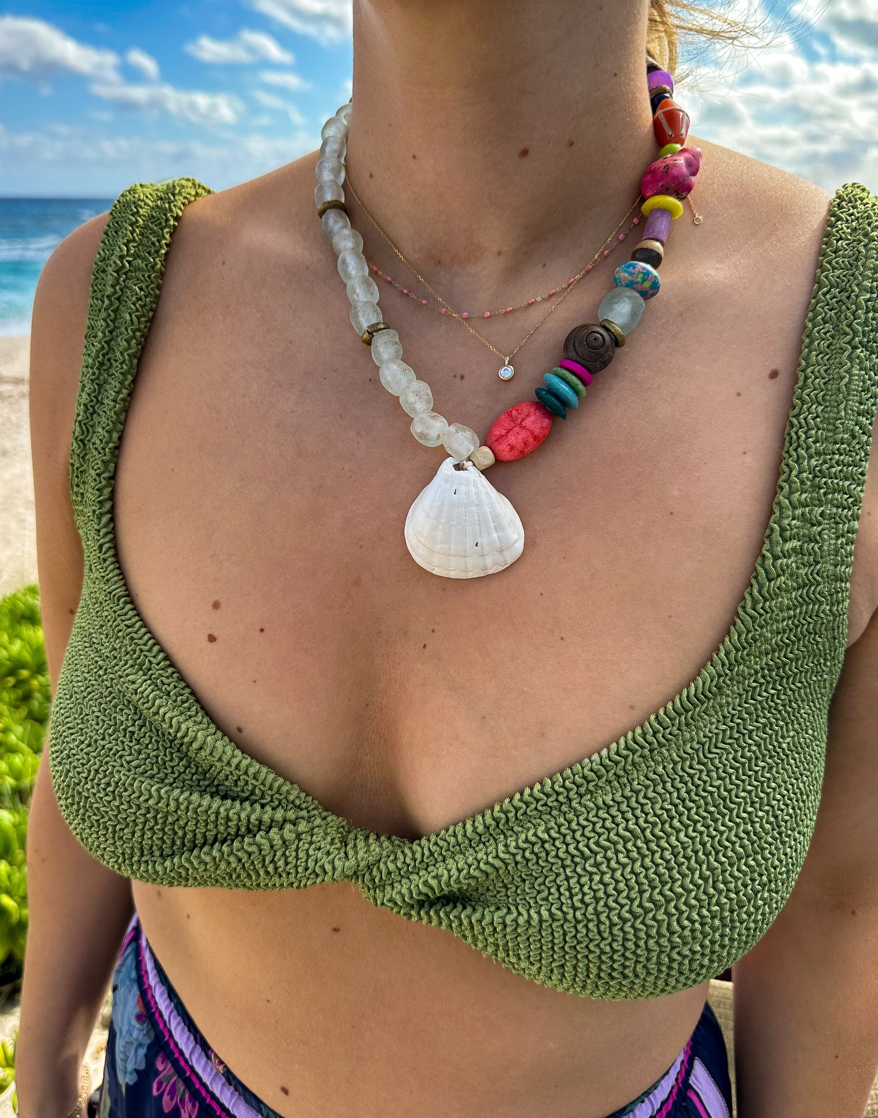 Tribal Shell Necklace | Calypso