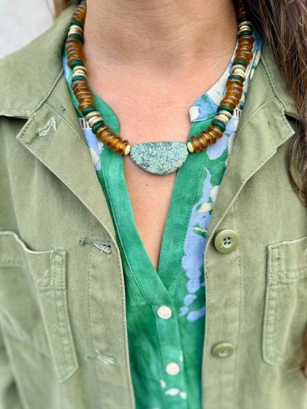 Tribal Pendant Necklace | Evergreen