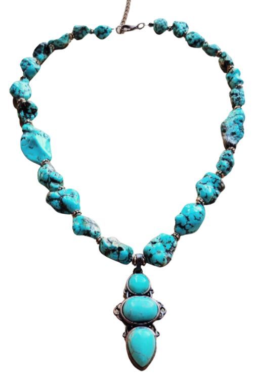 Turquoise Pendant Necklace | West