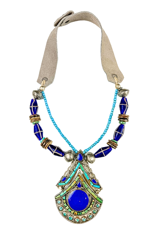 Mid Woven Pendant Necklace | West