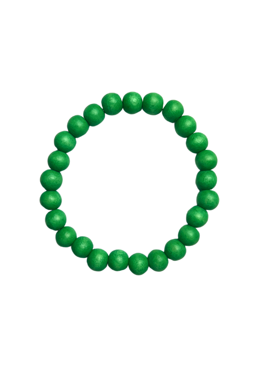 Simple Stack Bracelet | Green | Final Sale