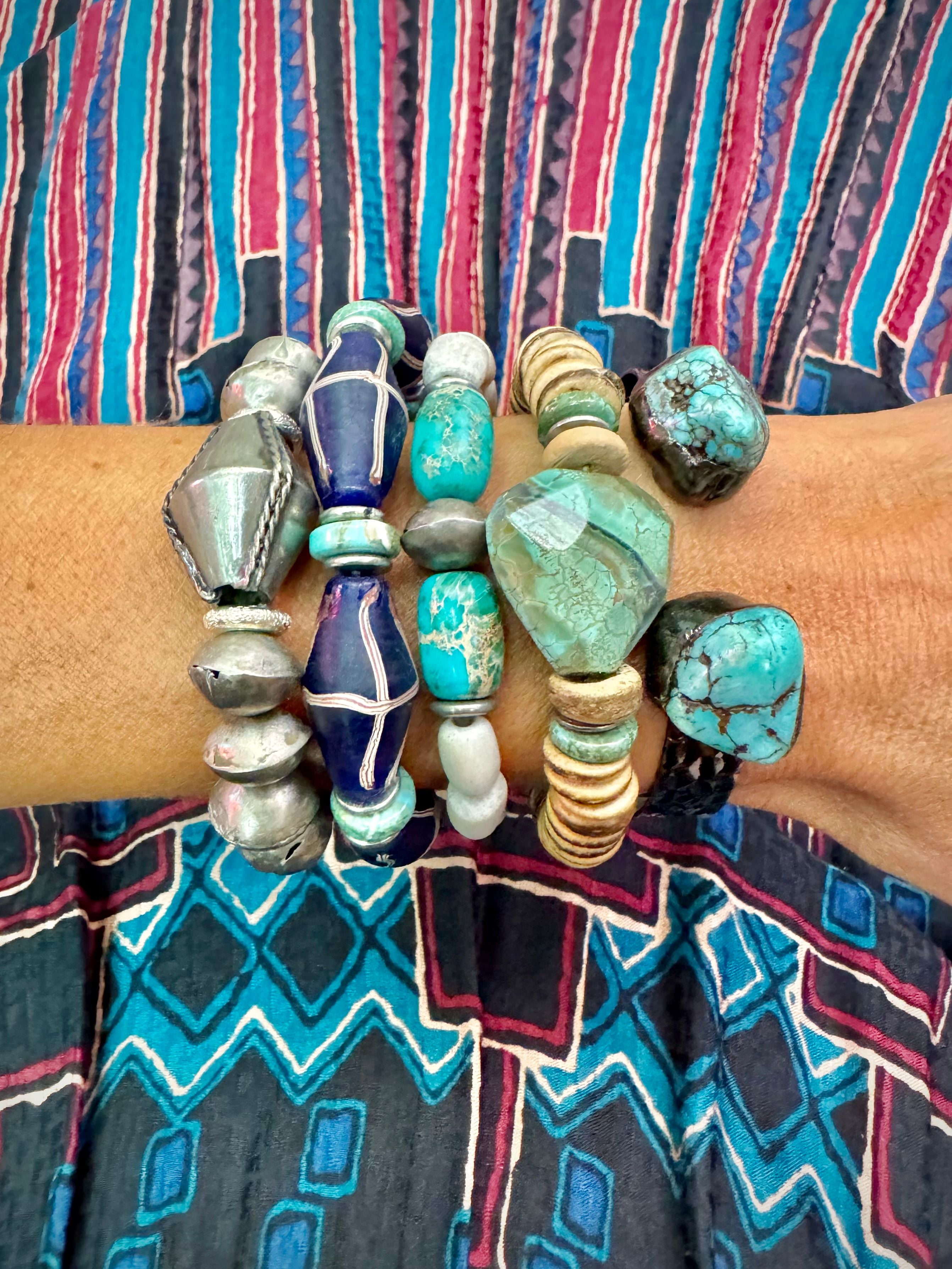 Intricate Stack Bracelet | Turquoise