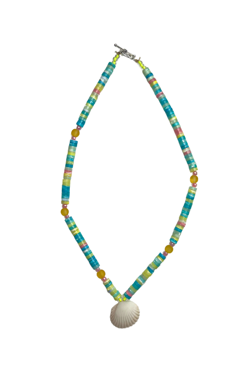 Tribal Shell Necklace | Pastels | Final Sale