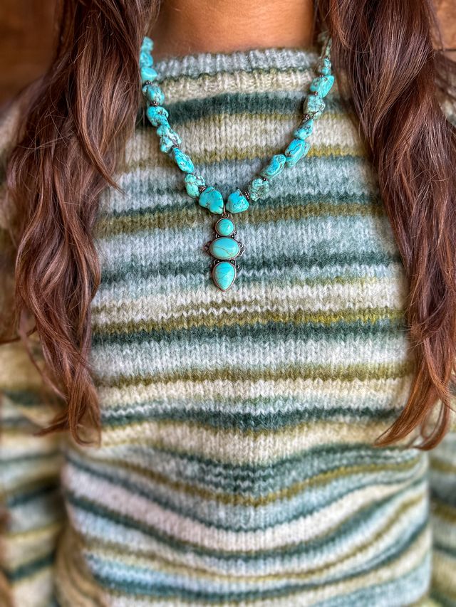 Turquoise Pendant Necklace | West