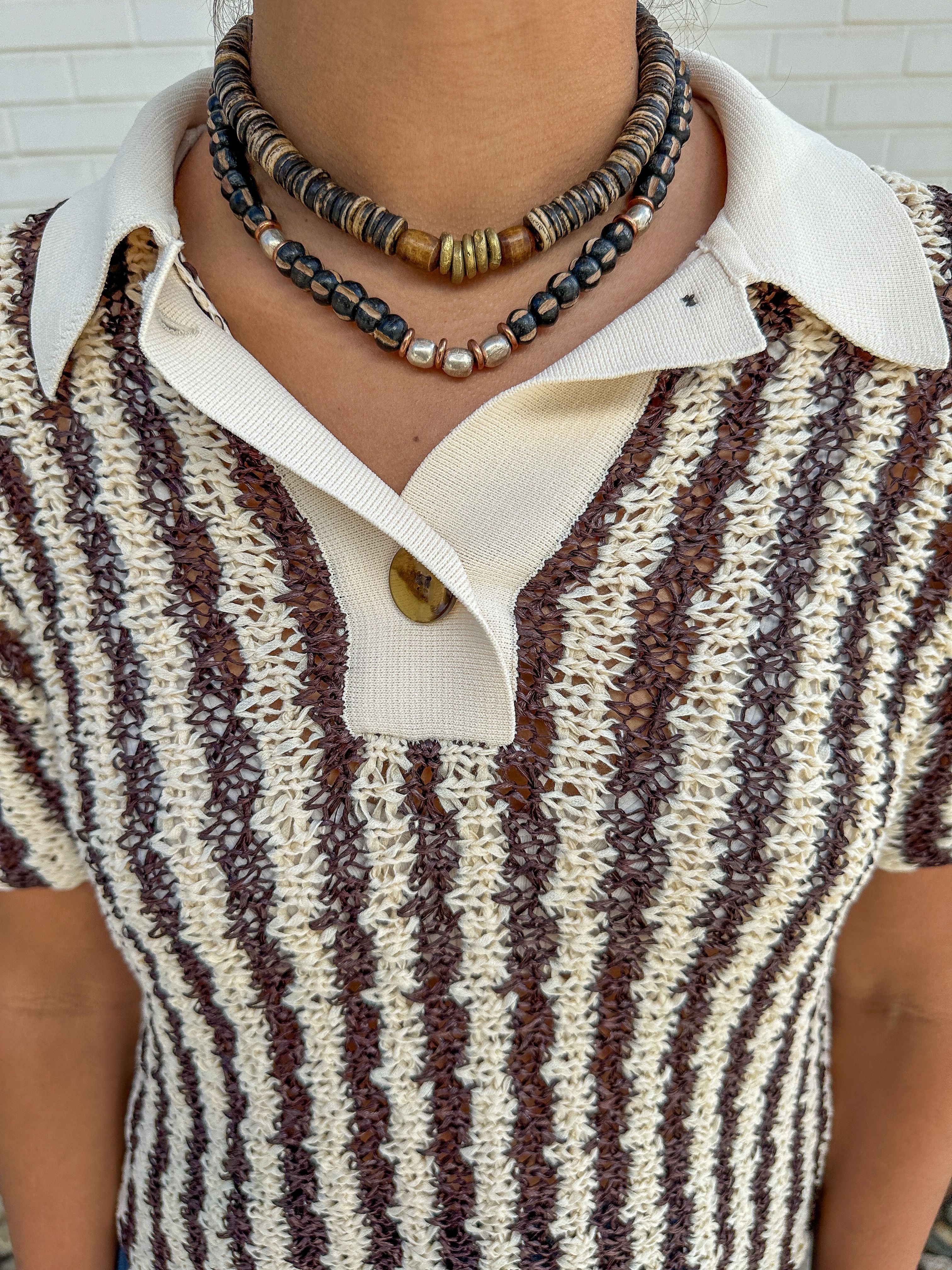 Versa Necklace | Brown