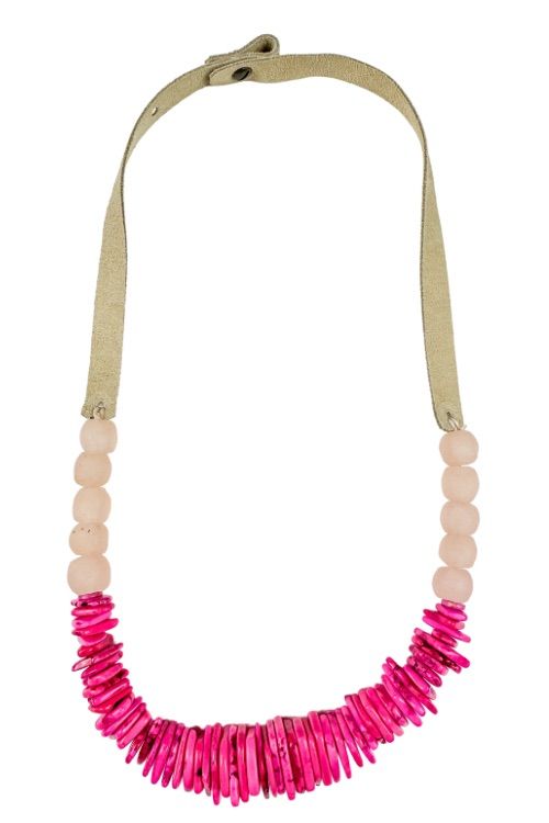 Slim Classic Necklace | Pink