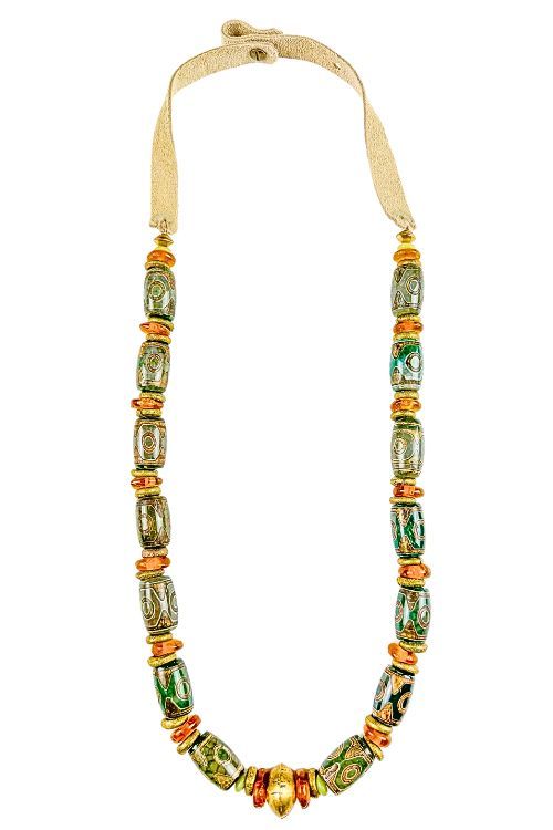 Long Slim Classic Necklace | Evergreen