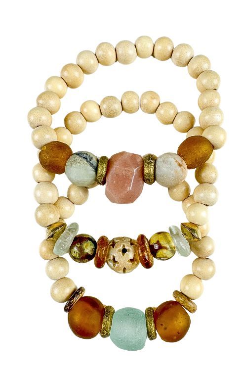 Trio Stack Bracelet Set | Harvest