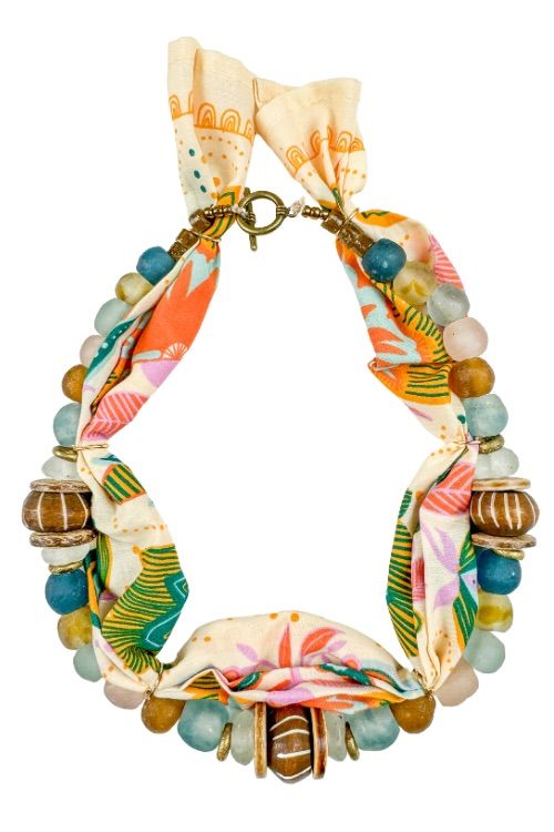 Beaded Bandana Necklace | Honolulu