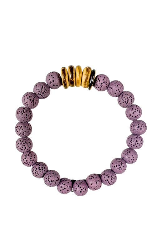 Tribal Stack Bracelet | Purple