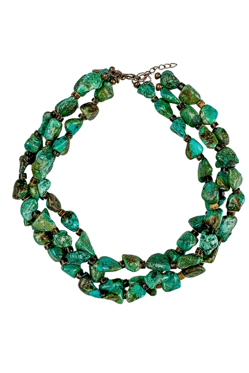 Triple Layered Turquoise Necklace | West