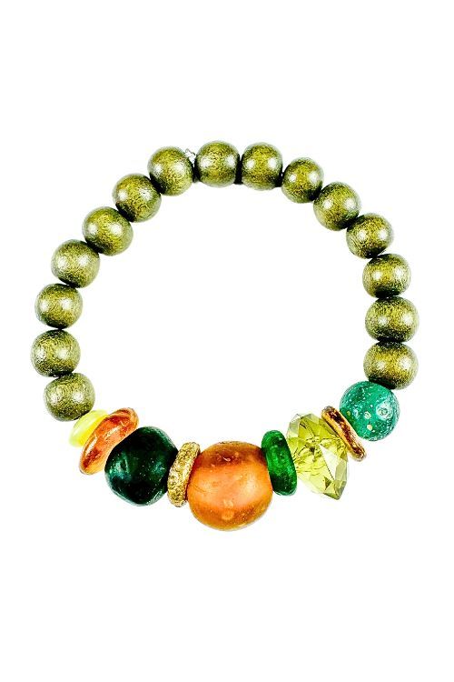 Single Stack Bracelet | Evergreen