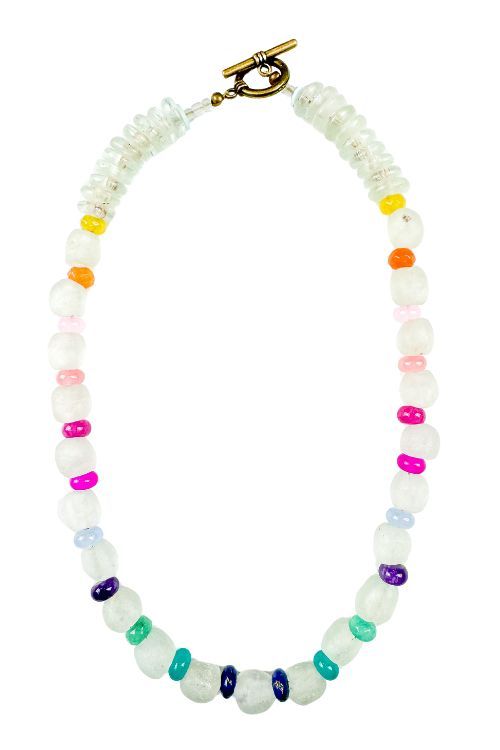 Tribal Glass Necklace | Calypso